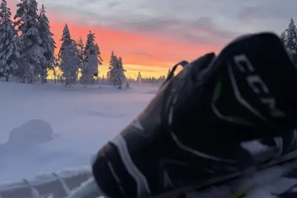 luistimet maalin päällä