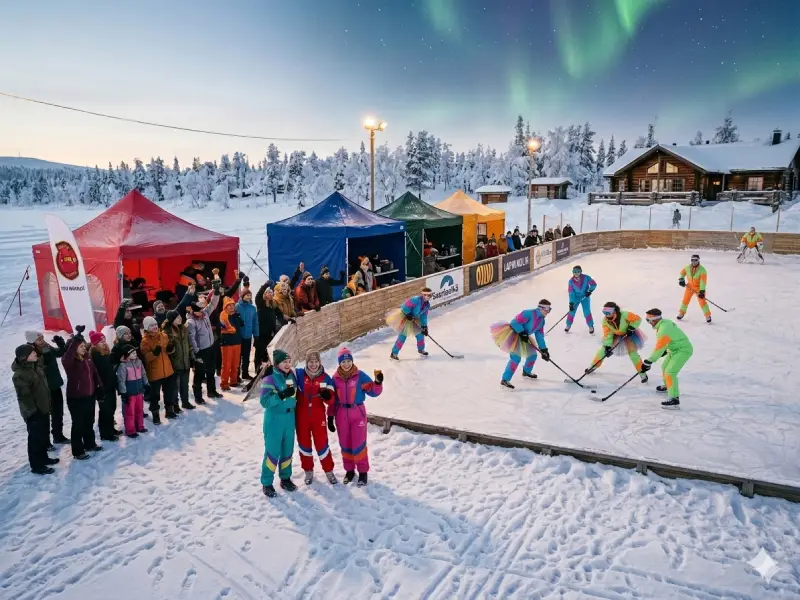 pipolätkää ja myyntikojut pipolätkää ja myyntikojut ja yleisoa